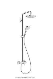 Hansgrohe Душова система Croma Select E 180 2jet Showerpipe з одноважільним змішувачем 27258400