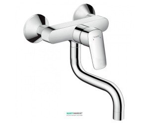 Настенный смеситель для кухни Hansgrohe коллекция Logis однорычажный 71836000