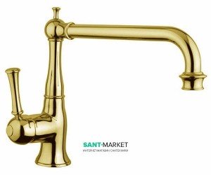 Смеситель для кухни Bugnatese Denver однорычажный ретростиль золото DENDO6482