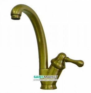 Смеситель для кухни Bugnatese Maya однорычажный ретростиль бронза MAYBR8999F