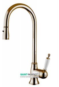 Змішувач для кухні c висувною лійкою Bugnatese Oxford змішувач ретростиль OXBR6395