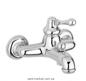 Смеситель однорычажный для ванны с коротким изливом Bugnatese коллекция Maya хром MAYCR8908