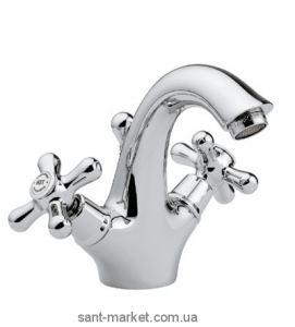 Смеситель для раковины двухвентильный с донным клапаном Bugnatese коллекция Old'800 бронза OLDBR034