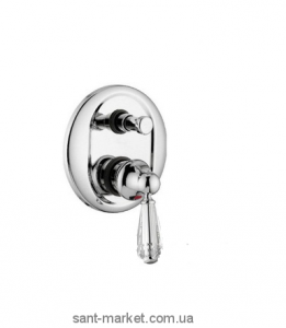 Змішувач прихований (вбудований) зі Сваровські Bugnatese колекція Maya хром MAYCR8972 kristal