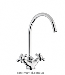 Смеситель для раковины двухвентильный высокий Bugnatese коллекция Old'800 золото OLDDO039