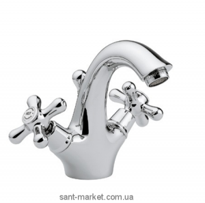 Смеситель для раковины двухвентильный с донным клапаном Bugnatese коллекция Old'800 золото OLDDO034