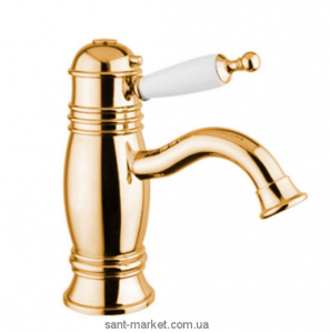 Змішувач для раковини одноважеля Bugnatese колекція Oxford золото OXDO6362