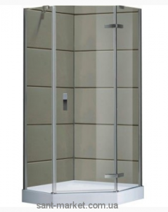 Душова кабіна Eger Stefani 10х100х190 без піддону 599-535 (100)
