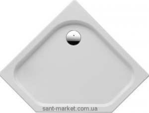 Душовий піддон акриловий п'ятикутний Eger Stefani 90x90x15 білий 599-535 / 2