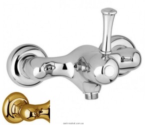 Змішувач для душу настінний змішувач Bugnatese колекція Denver бронза DENBR6438