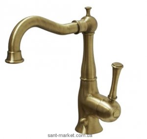 Смеситель для раковины однорычажный с донным клапаном Bugnatese коллекция Denver бронза DENBR6413