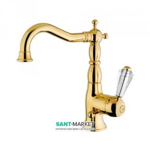 Змішувач для кухні Bugnatese Oxford змішувач ретростиль золото OXDO6382 Kristall