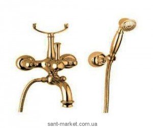 Змішувач одинважільний для ванни з душем Bugnatese колекція Denver бронза DENBR6402