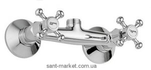 Змішувач для душу настінний двухвентильний Bugnatese колекція Lady хром LADCR947