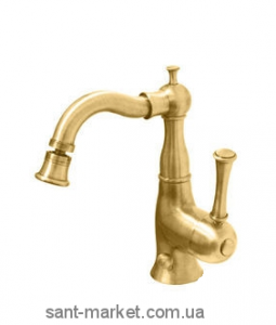 Bugnatese Змішувач Denver для біде монокомандні золото DENDO6423