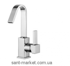 Змішувач для раковини одноважеля високий Bugnatese колекція Inside хром INSCR9213