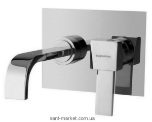 Змішувач для раковини одноважеля настінний Bugnatese колекція Inside хром INSCR9245Q