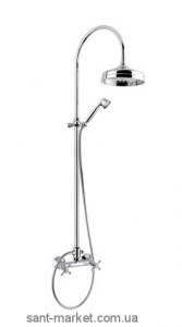 Bugnatese Душевая колона Lady в комплекте смеситель верхняя душ лейка ручной душ хром LADCR947C