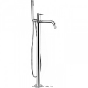 Змішувач одинважільний на підлогу (окремо) з душем Bugnatese колекція Kobuk хром KOBCR2260