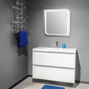 Тумба підвісна Буль-Буль Borneo 995x475x728 з раковиною Lucia 1000 білий 10110012200