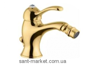 Bugnatese Змішувач Lem для біде Монок-й зі Сваровські золото LEMDO1923 kristal