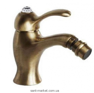 Bugnatese Змішувач Lem для біде Монок-й зі Сваровські бронза LEMBR1923 kristal