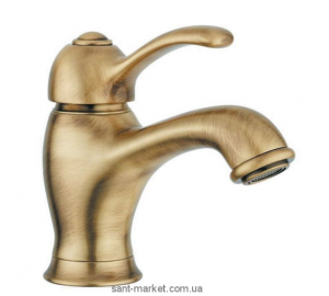 Смеситель для раковины однорычажный с донным клапаном Bugnatese коллекция Lem бронза LEMBR1913