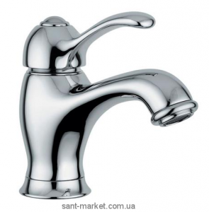 Смеситель для раковины однорычажный с донным клапаном Bugnatese коллекция Lem хром LEMCR1913