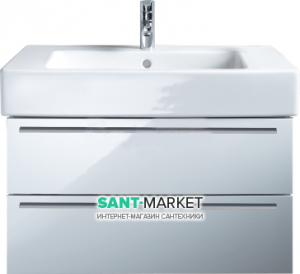 Тумба з раковиною Duravit X-Large підвісна 80х47х44.8 білий глянець XL6352-22 / 0329850000