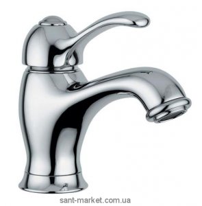 Змішувач для раковини одноважеля з донним клапаном Bugnatese колекція Lem хром LEMCR1913