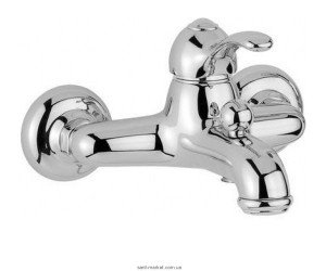 Змішувач одинважільний для ванни з коротким виливом Bugnatese колекція Lem хром LEMCR1908