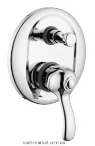 Змішувач прихований (вбудований) Bugnatese колекція Lem хром LEMCR1972