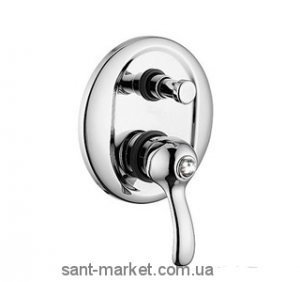 Змішувач прихований (вбудований) зі Сваровські Bugnatese колекція Lem хром LEMCR1972 kristal