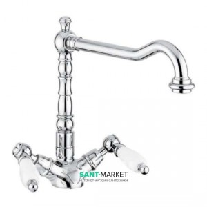 Смеситель для кухни Emmevi Deco Ceramic двухвентильный хром CR121617