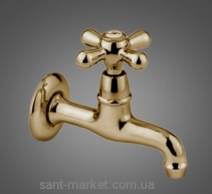 Змішувач для раковини одновентільний настінний EMMEVI колекція Deco Classic бронза BR12006