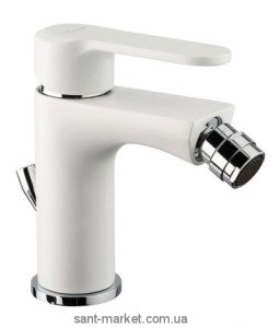 EMMEVI NEFER Смеситель для биде белый/хром BIO 77004