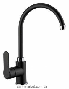 Смеситель для кухни Emmevi Nefer однорычажный черный-хром NEO770077