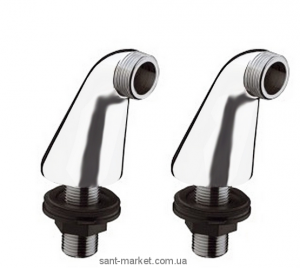 Emmevi Адаптер для вертикального крепежа смесителей на борт ванны (пара) белый CO2847 BI