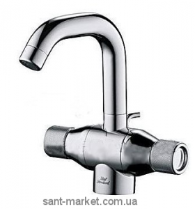 Смеситель для раковины двухвентильный с донным клапаном Ideal Standard Marc Newson хром A9791AA