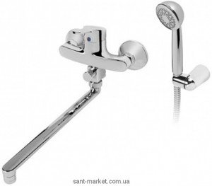 Змішувач одинважільний з довгим виливом та душем Ideal Standard Slimline II хром B8672AA