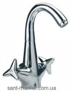 Змішувач для раковини двухвентильний з донним клапаном високий Ideal Standard Stemma хром N9710AA