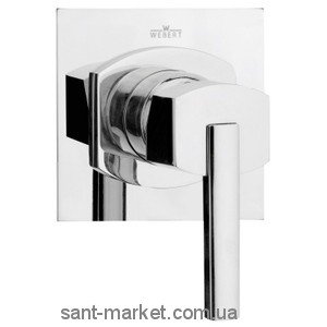 Змішувач для душа вбудовується Webert колекція Azeta хром AZ880101.015