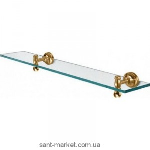 All.pe Perla Полка для ванной комнаты стеклянная бронза PE018-BR