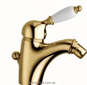 La Torre Zafira Смеситель для биде с донным клапаном 8011RE gold