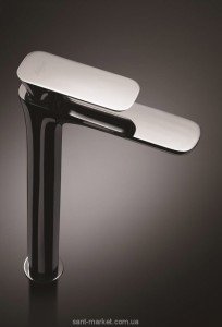 Змішувач для раковини одноважеля високий La Torre Laghi хром / білий 44501 CS chrome / white