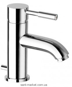 Смеситель для раковины однорычажный с донным клапаном La Torre коллекция Tower Tech хром 12001 CS