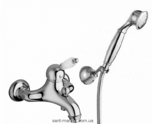 Змішувач одинважільний для ванни з душем La Torre колекція Zafira хром 8020RE chrome