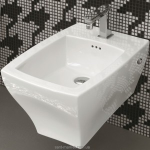 Біде підвісне ArtCeram колекція JAZZ 54х36х42 з переливом JZB001 01; 00