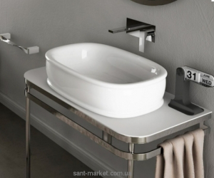 Раковина для ванної накладна Artceram колекція Azuley біла AZL002