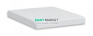 Сиденье с крышкой для унитаза ArtCeram Blockс с микролифтом  белый BKA002